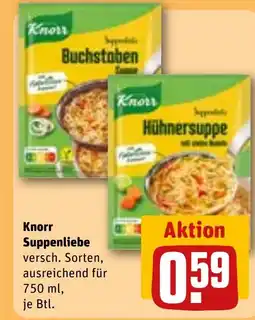 REWE Knorr Suppenliebe tilbud