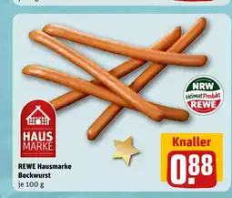 REWE REWE Hausmarke Bockwurst tilbud