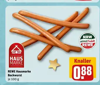 REWE REWE Hausmarke Bockwurst tilbud