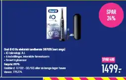 Elgiganten Oral-B 10 8s elektrisk tandbørste 387125 (sort onyx) tilbud