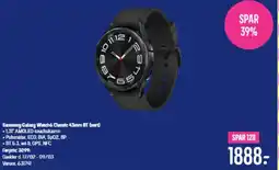 Elgiganten Samsung Galaxy Watch6 Classic 43mm BT (sort) tilbud