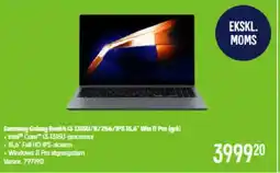 Elgiganten Samsung Galaxy Book4 13-1315U/8/256/IPS 15,6" Win II Pro (grå) tilbud