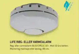 XL-BYG LIFE RØG- ELLER VARMEALARM tilbud