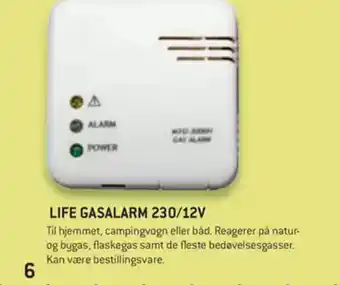 XL-BYG LIFE GASALARM 230/12V tilbud