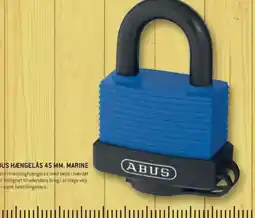 XL-BYG ABUS HÆNGELÅS 45 MM. MARINE tilbud