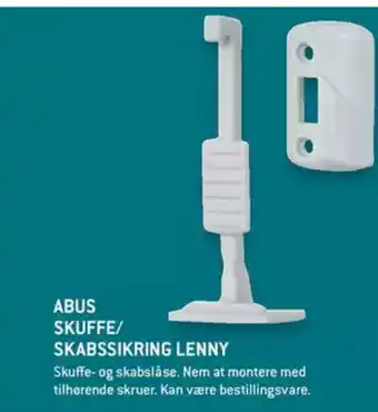 XL-BYG ABUS SKUFFE/ SKABSSIKRING LENNY tilbud