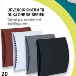 XL-BYG UDVENDIG SKÆRM TIL DUKA ONE S6-SERIEN tilbud