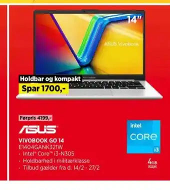 Power VIVOBOOK GO 14 tilbud