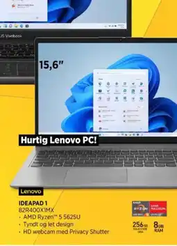 Power IDEAPAD 1 82R400X1MX tilbud