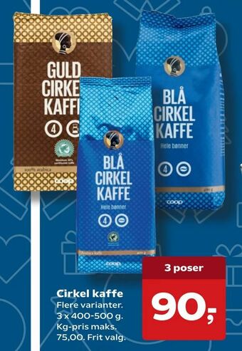 Kvickly Cirkel kaffe tilbud