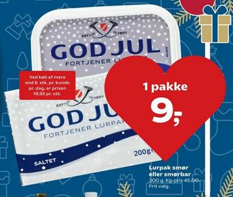 Lurpak smør eller smørbar