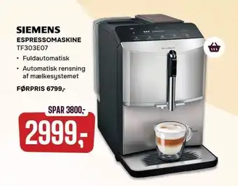 Skousen ESPRESSOMASKINE tilbud