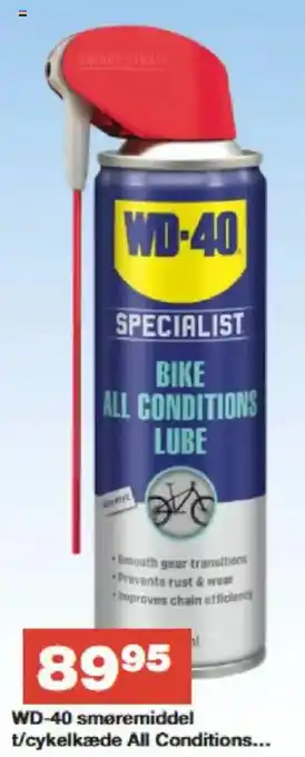 Bauhaus WD-40 smøremiddel t/cykelkæde All Conditions... tilbud