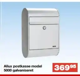 Bauhaus Allux postkasse model 5000 galvaniseret tilbud