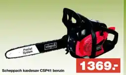 Bauhaus Scheppach kædesav CSP41 benzin tilbud