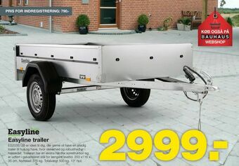 Bauhaus Easyline trailer tilbud