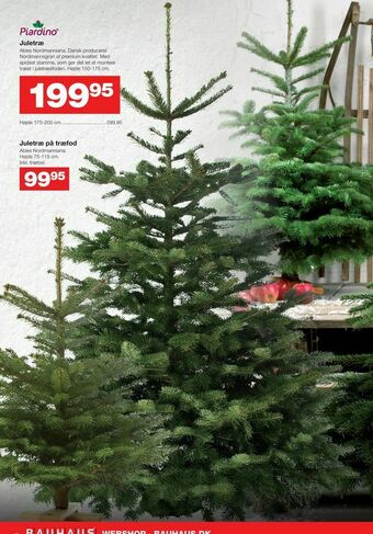 Bauhaus Juletræ tilbud