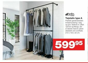 Bauhaus Tøjstativ type A tilbud