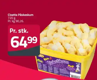 Fleggaard Cloetta Påskeskum. tilbud