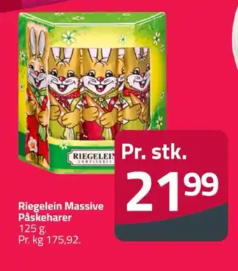 Fleggaard Riegelein Massive Påskeharer tilbud