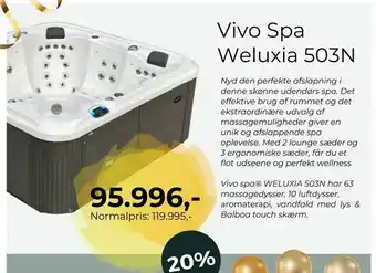 IWAO Vivo Spa Weluxia 503N tilbud