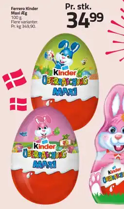 Fleggaard Ferrero Kinder Maxi Æg tilbud