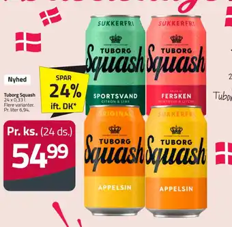 Fleggaard Tuborg Squash tilbud