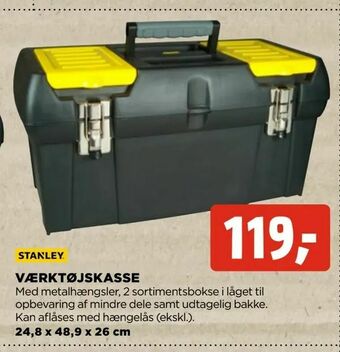 jem & fix Værktøjskasse tilbud