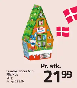 Fleggaard Ferrero Kinder Mini Mix Hus tilbud