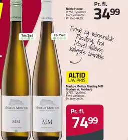 Fleggaard Markus Molitor Riesling MM Trocken el. Feinherb tilbud