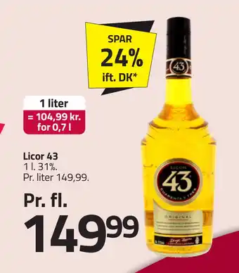 Fleggaard Licor 43 tilbud