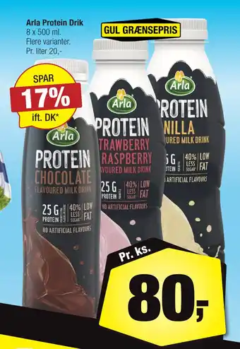 Calle Arla Protein Drik tilbud