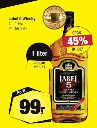 Calle Label 5 Whisky tilbud