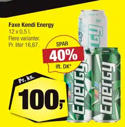 Calle Faxe Kondi Energy tilbud