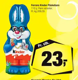 Calle Ferrero Kinder Påskehare tilbud