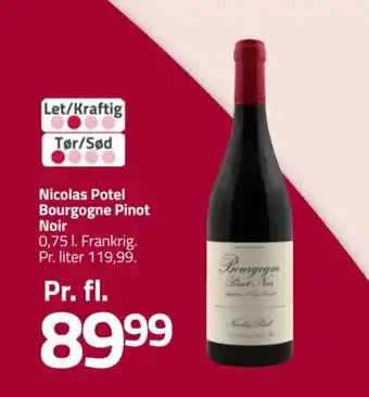 Fleggaard Nicolas Potel Bourgogne Pinot Noir tilbud