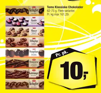 Calle Toms Klassiske Chokolader tilbud