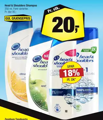 Calle Head & Shoulders Shampoo tilbud