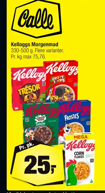 Calle Kelloggs Morgenmad tilbud