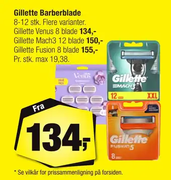 Calle Gillette Barberblade tilbud