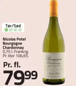 Fleggaard Nicolas Potel Bourgogne Chardonnay tilbud