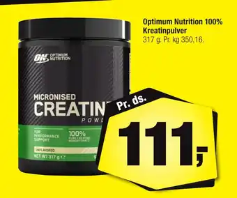 Calle Optimum Nutrition 100% Kreatinpulver tilbud