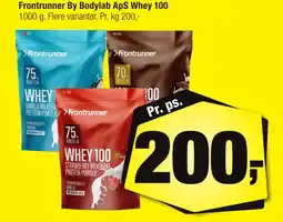 Calle Frontrunner By Bodylab ApS Whey 100 tilbud