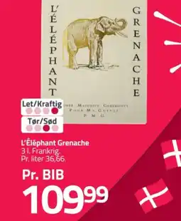 Fleggaard L'Éléphant Grenache tilbud