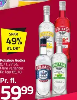 Fleggaard Poliakov Vodka . tilbud