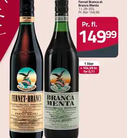 Fleggaard Fernet Branca el. Branca Menta tilbud