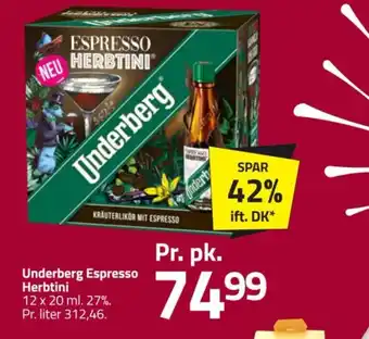 Fleggaard Underberg Espresso Herbtini tilbud