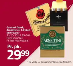 Fleggaard Gammel Dansk, Arnbitter el. 1-Enkelt tilbud