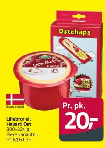 Fleggaard Lillebror el. Havarti Ost tilbud