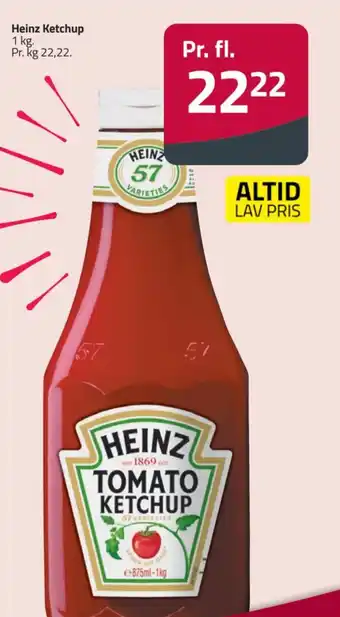 Fleggaard Heinz Ketchup . tilbud